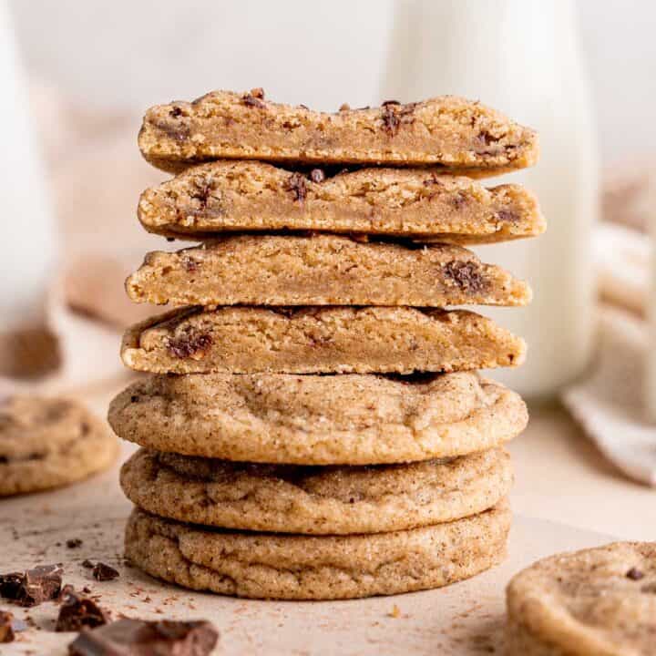 Browned Butter Snickerdoodle Cookies Broken Oven Baking