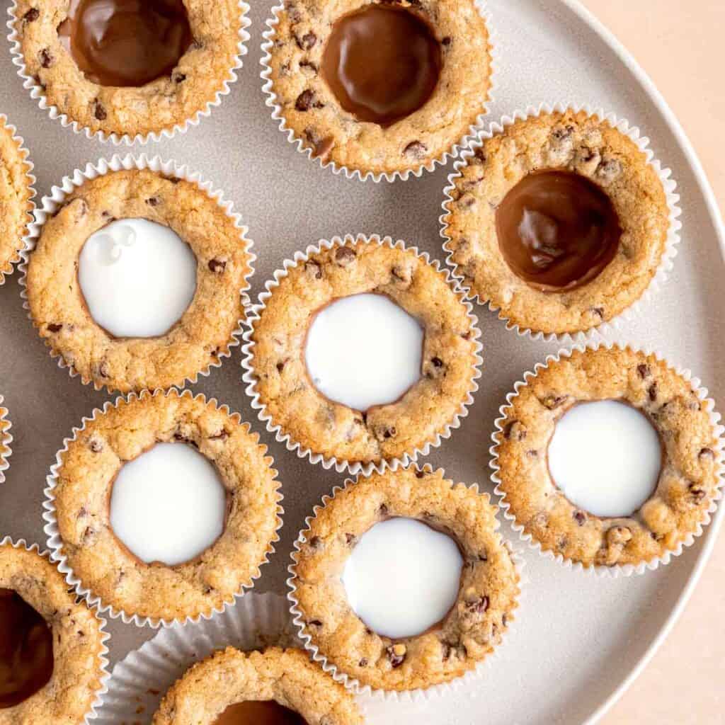 Chocolate Chip Cookie Cups Broken Oven Baking