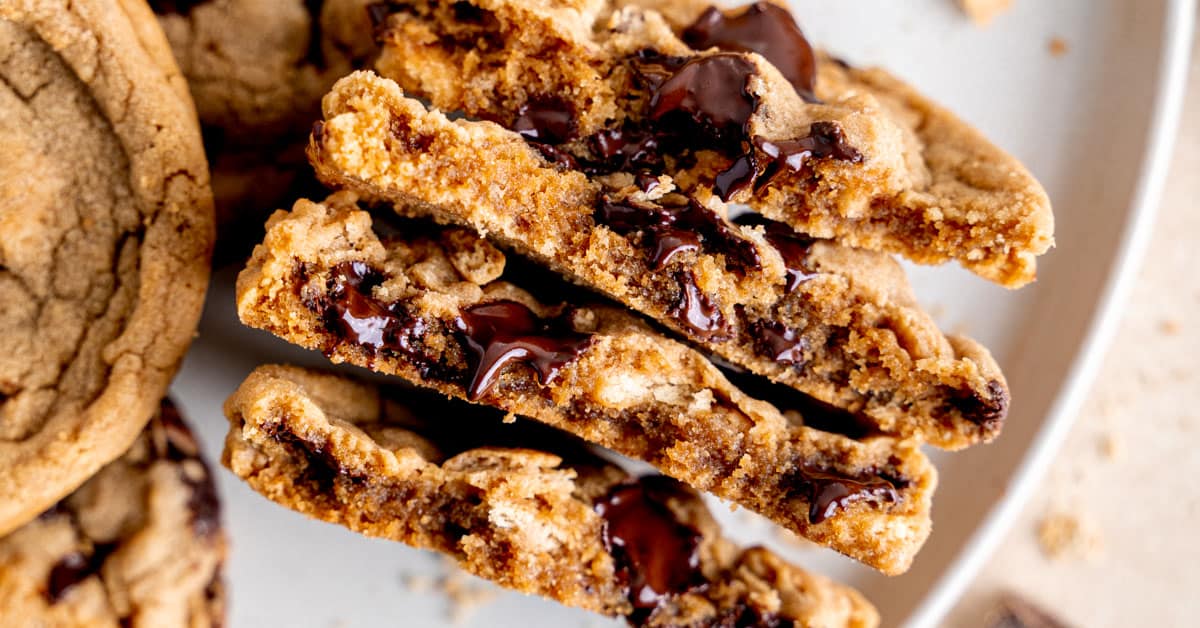 Chewy Chocolate Chip Cookie Butter Cookies - Broken Oven Baking