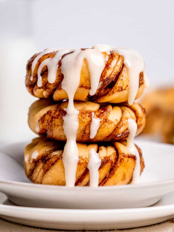 Marshmallow Cream Filled S'mores Donuts Broken Oven Baking