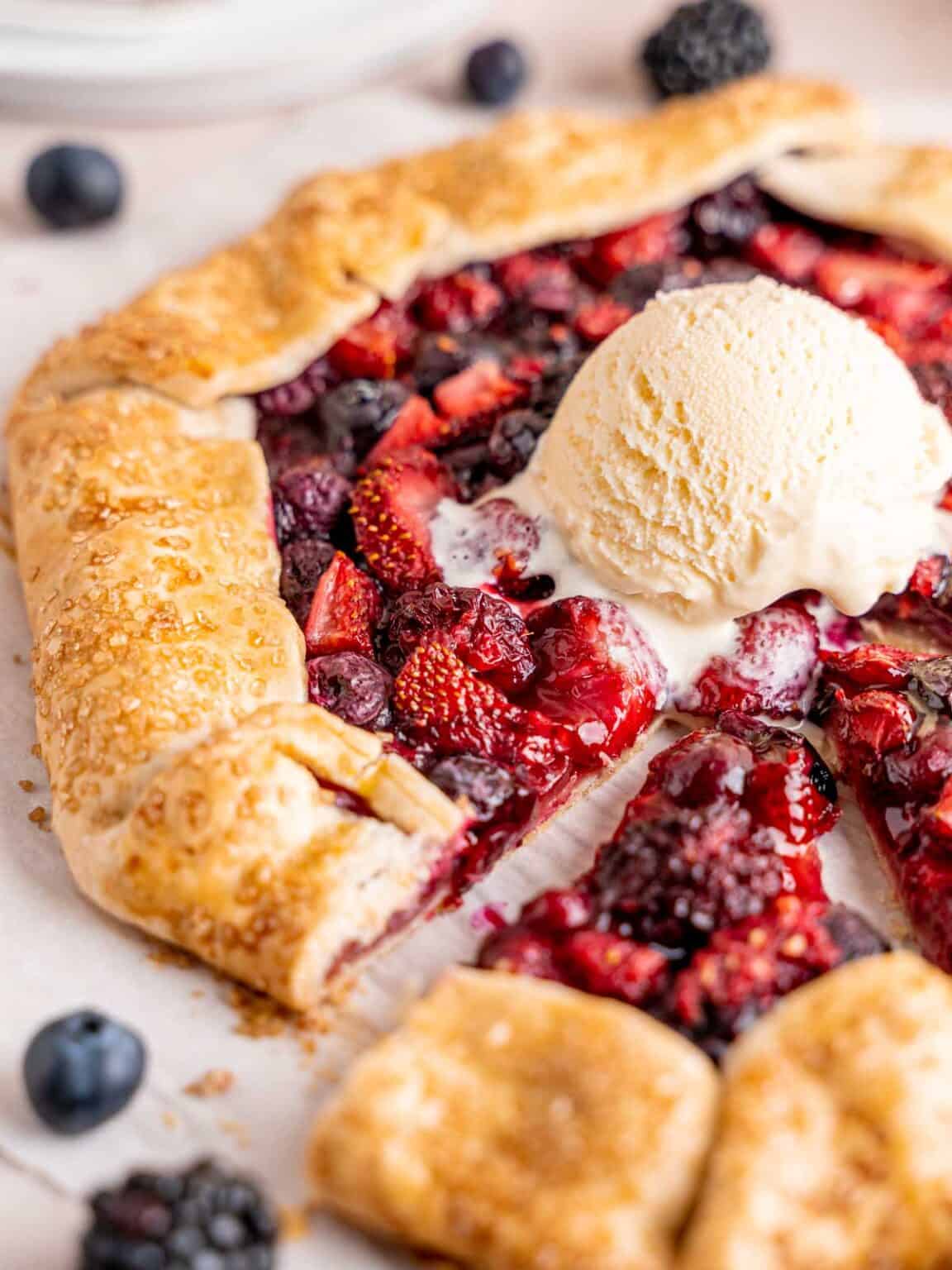 Easy Mixed Berry Galette Recipe Broken Oven Baking