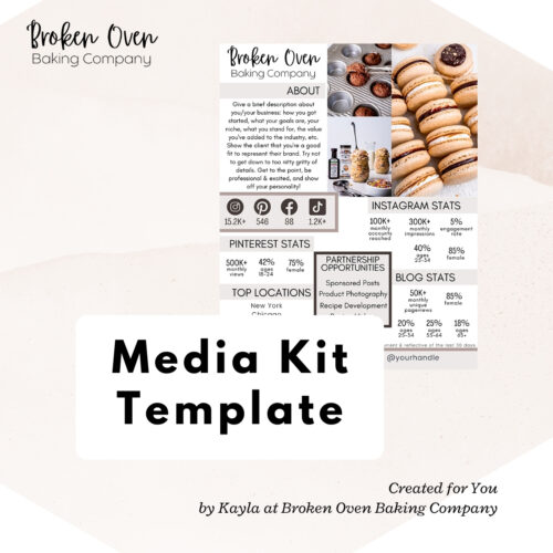Essential Media Kit Blueprint 2 Media Kit Template Thumbnail