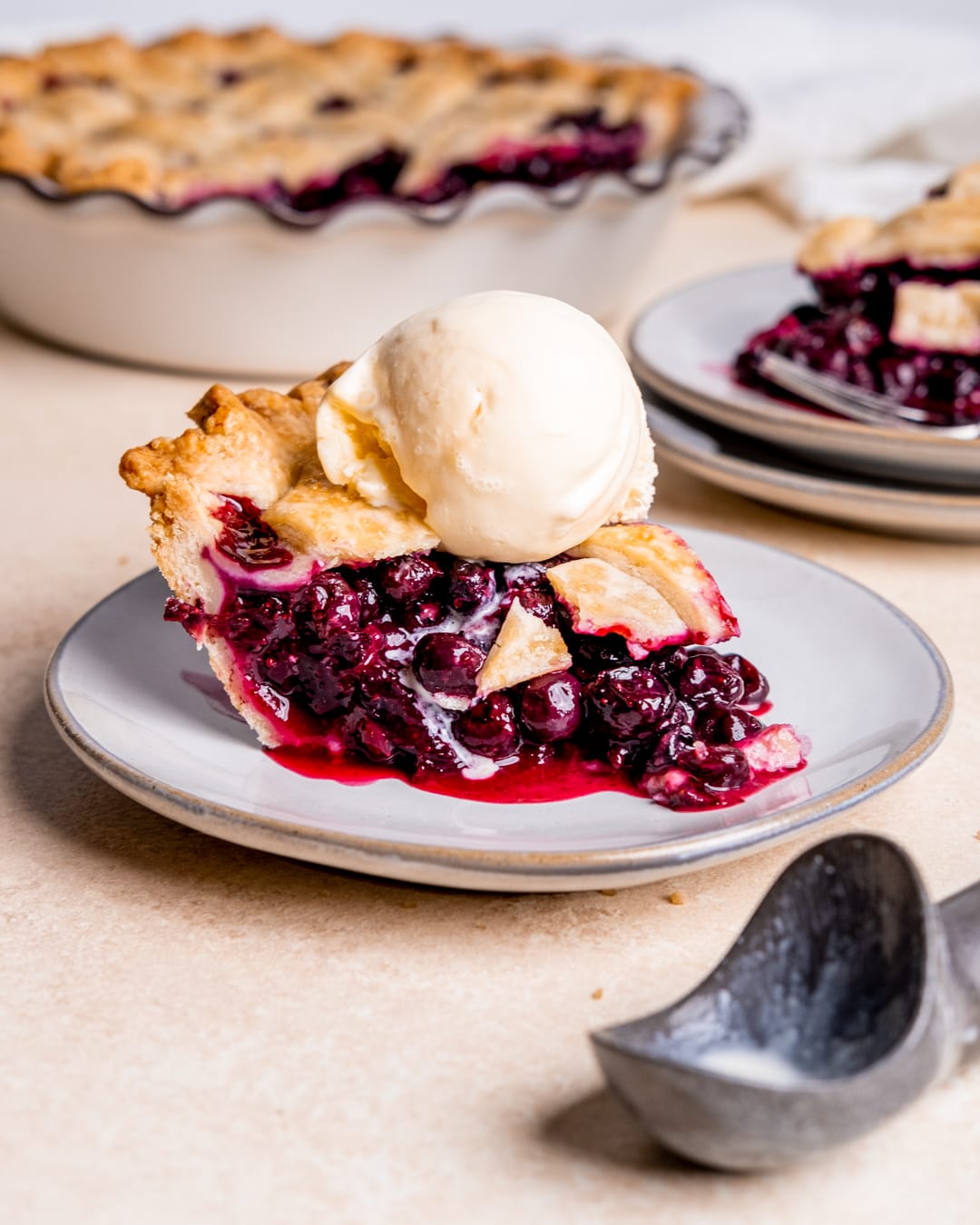 Easy Blueberry Pie Recipe - She Wears Many Hats