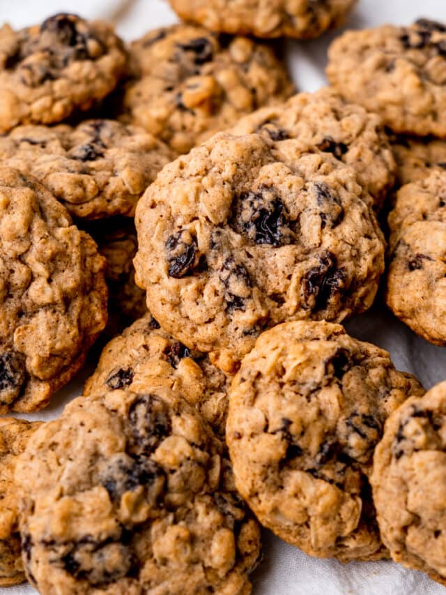 Favorite Oatmeal Cookies with Raisins