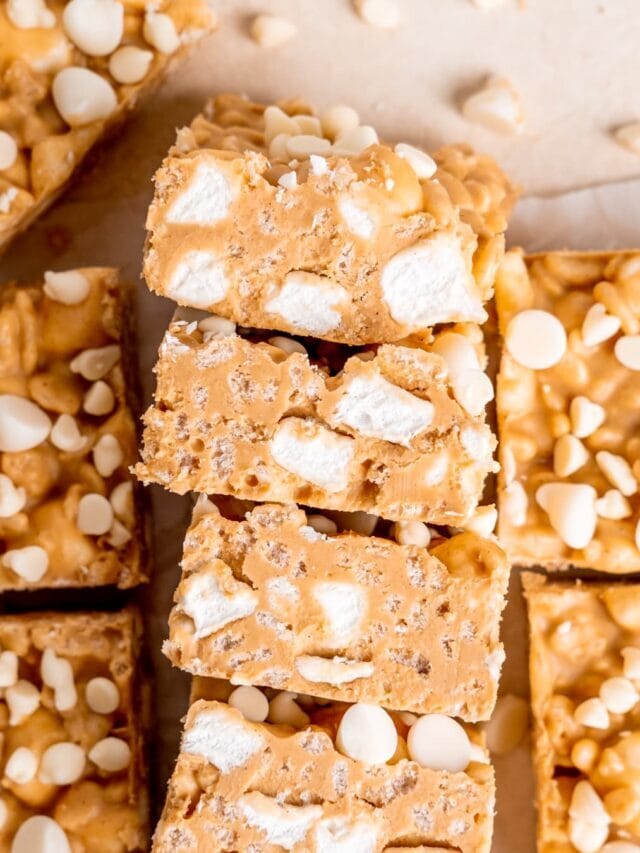 4-Ingredient Chocolate Peanut Butter Bars