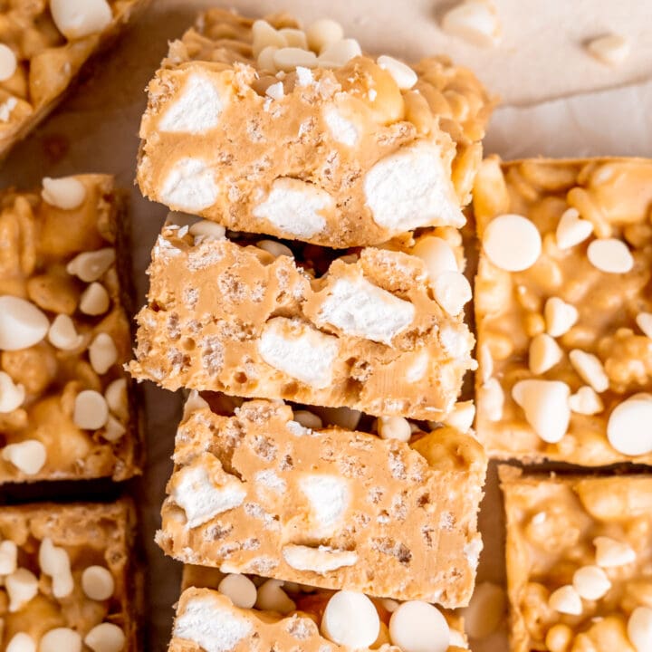 Easy Chocolate Peanut Butter Rice Krispies with Marshmallows – Broken ...