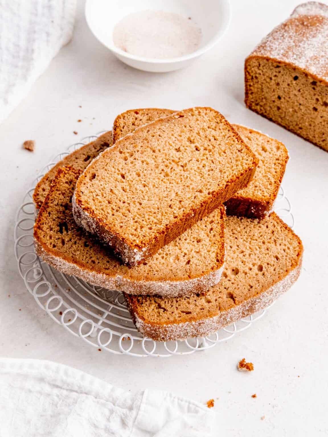 Apple Cider Donut Loaf Cake Broken Oven Baking