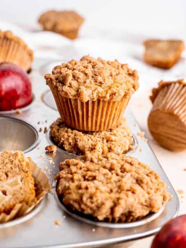 Spiced Apple Streusel Muffins