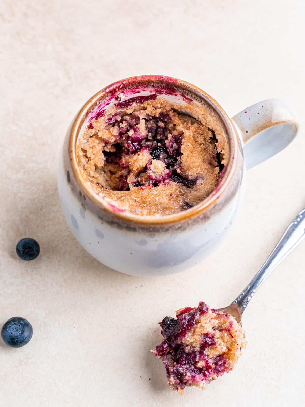 Easy Keto Blueberry Mug Cake – Sugar Free Londoner