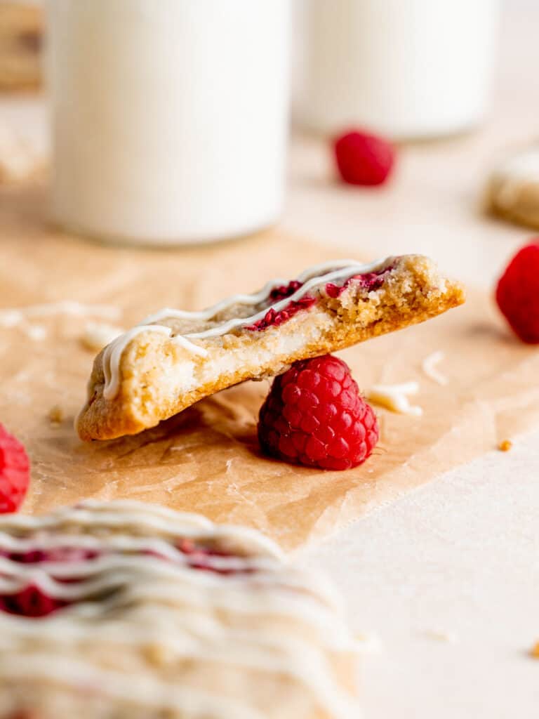 The Best Cheesecake Stuffed Raspberry Cookies – Broken Oven Baking