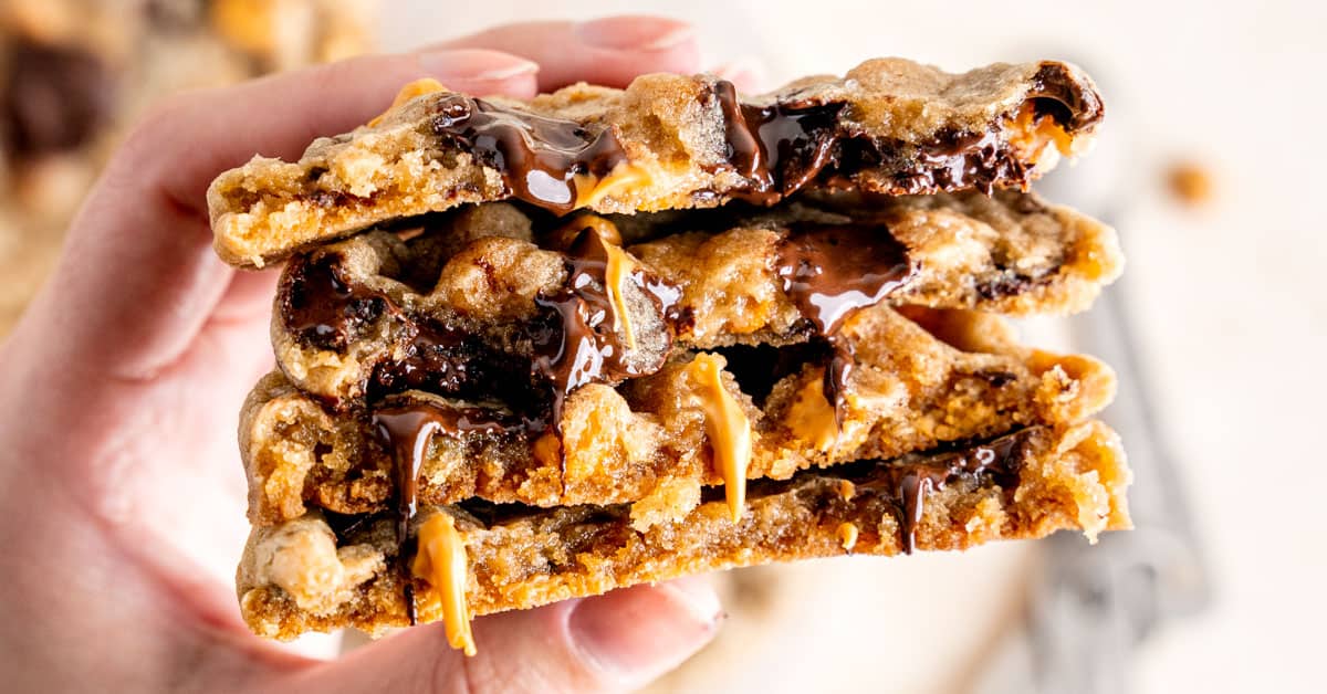 Chocolate Butterscotch Chip Cookies