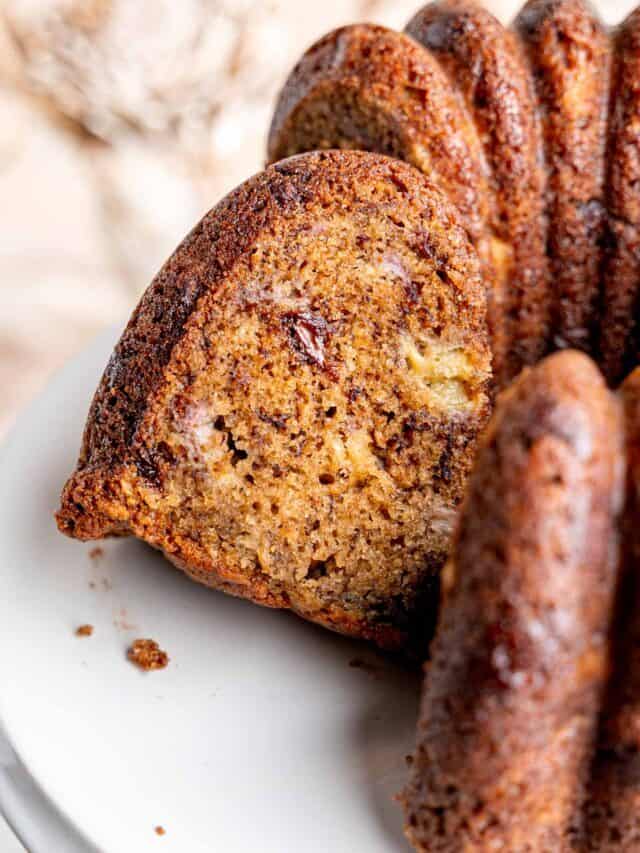 Chocolate Chip Banana Bundt Cake