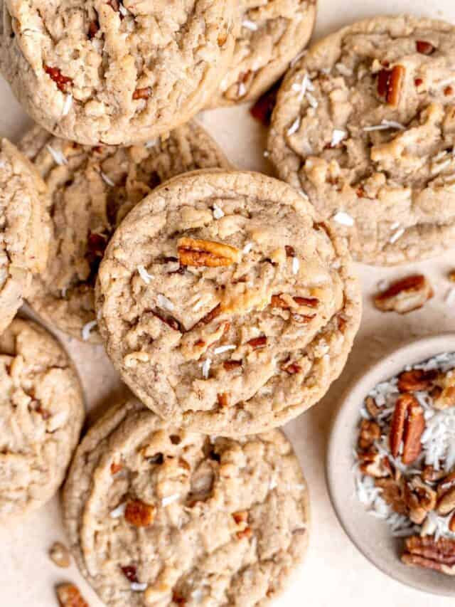 Coconut Cookies with Pecans