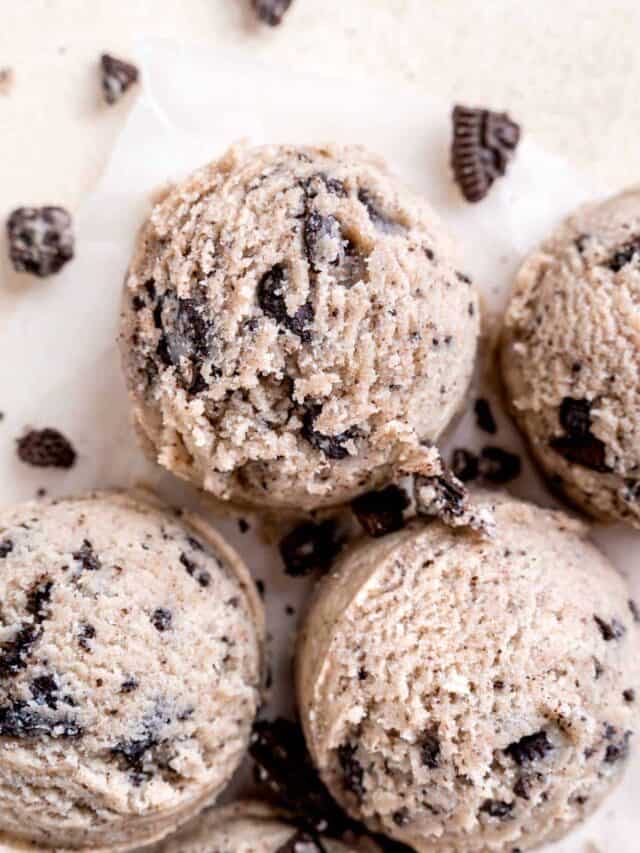 Cookies & Cream Edible Cookie Dough Broken Oven Baking