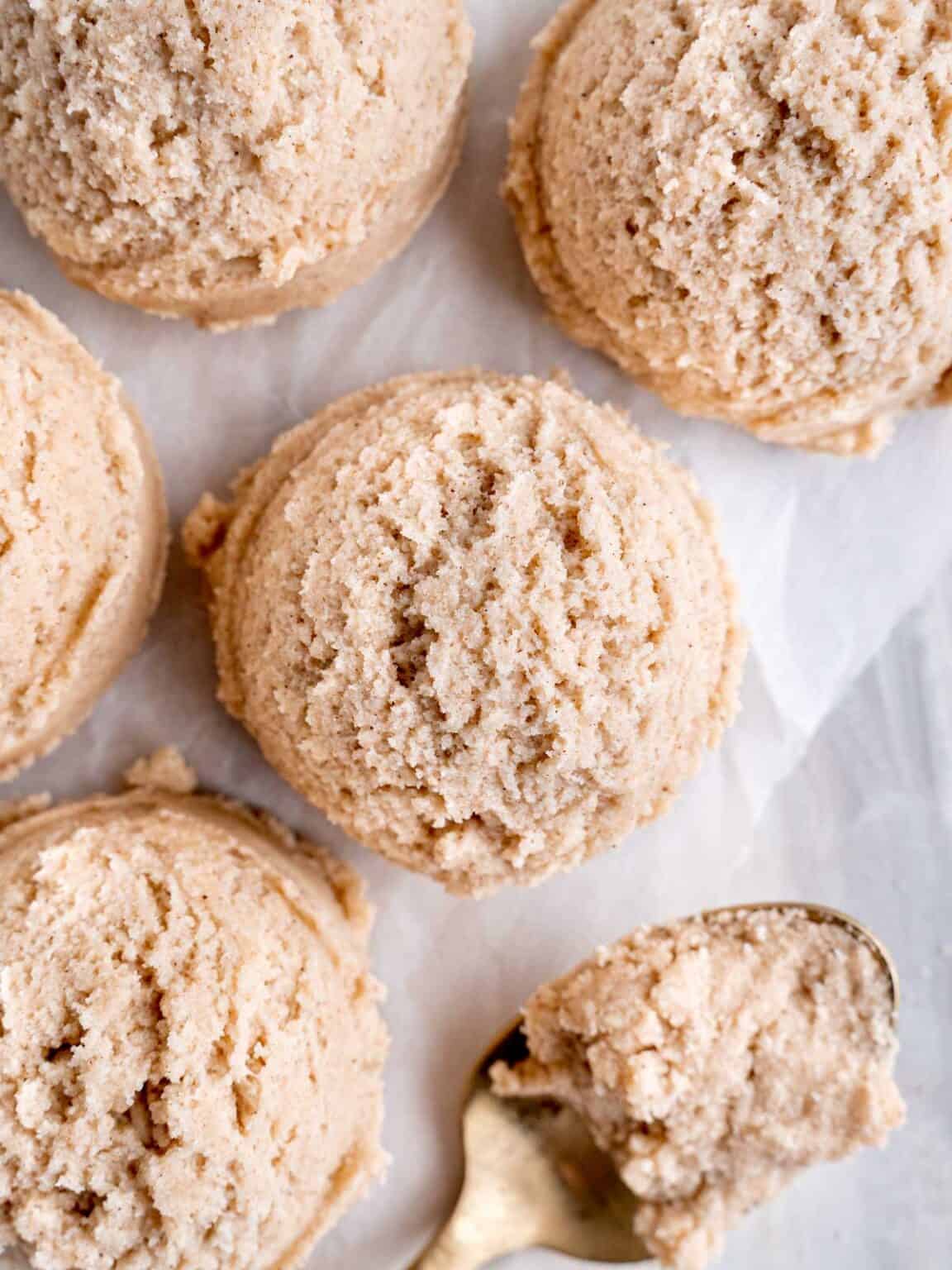 Edible Snickerdoodle Cookie Dough Broken Oven Baking