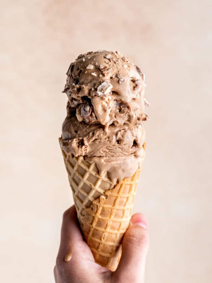 Chocolate Malted Crunch Ice Cream Broken Oven Baking