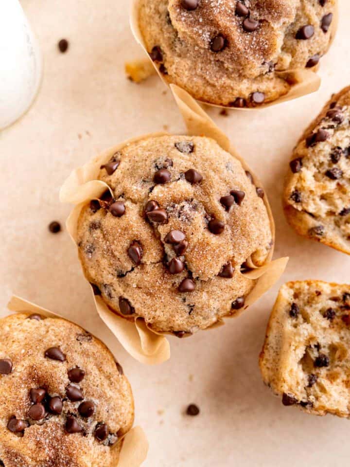 Jumbo Cinnamon Chocolate Chip Muffins Broken Oven Baking