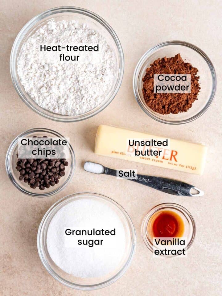 Edible Chocolate Cookie Dough Broken Oven Baking