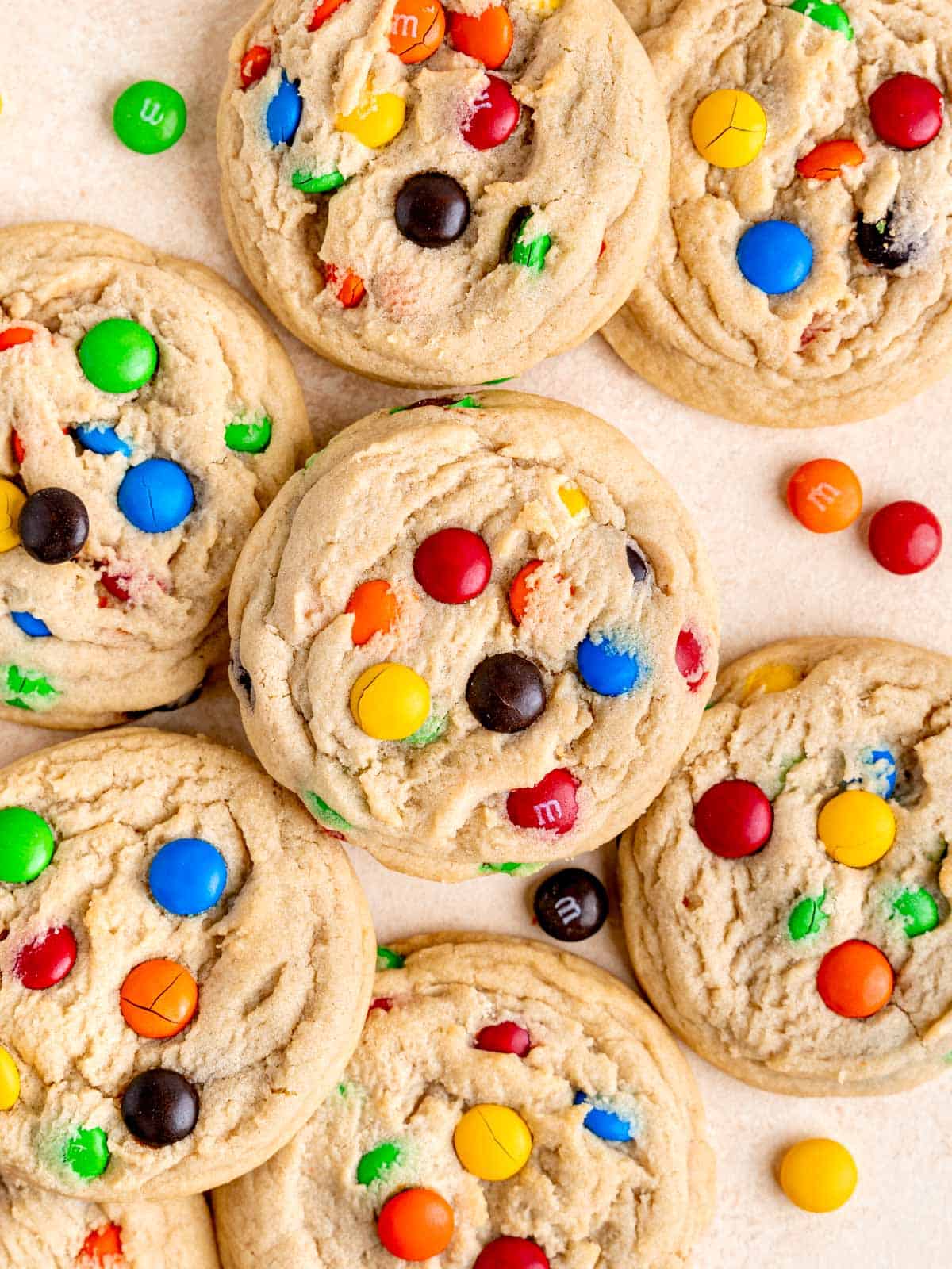 Best M&M Cookies - Easy Recipe - Soft & Chewy - Sweetly Cakes