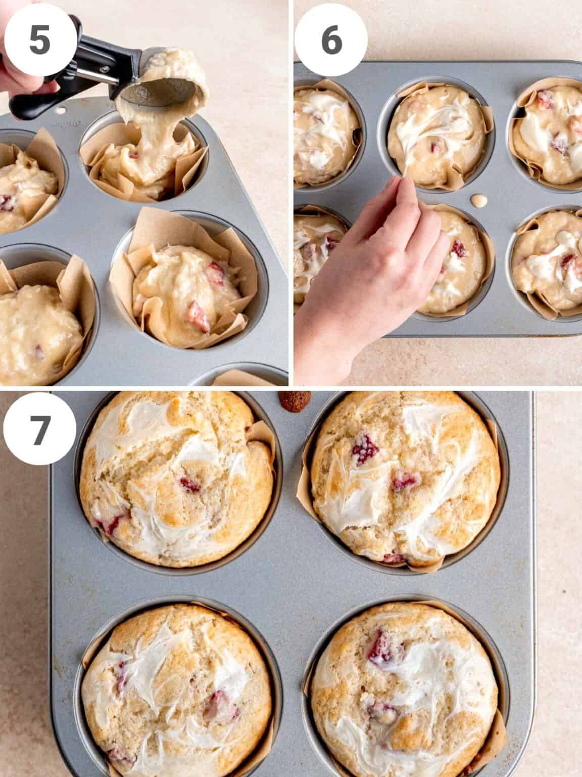 Strawberry Cream Cheese Muffins Broken Oven Baking