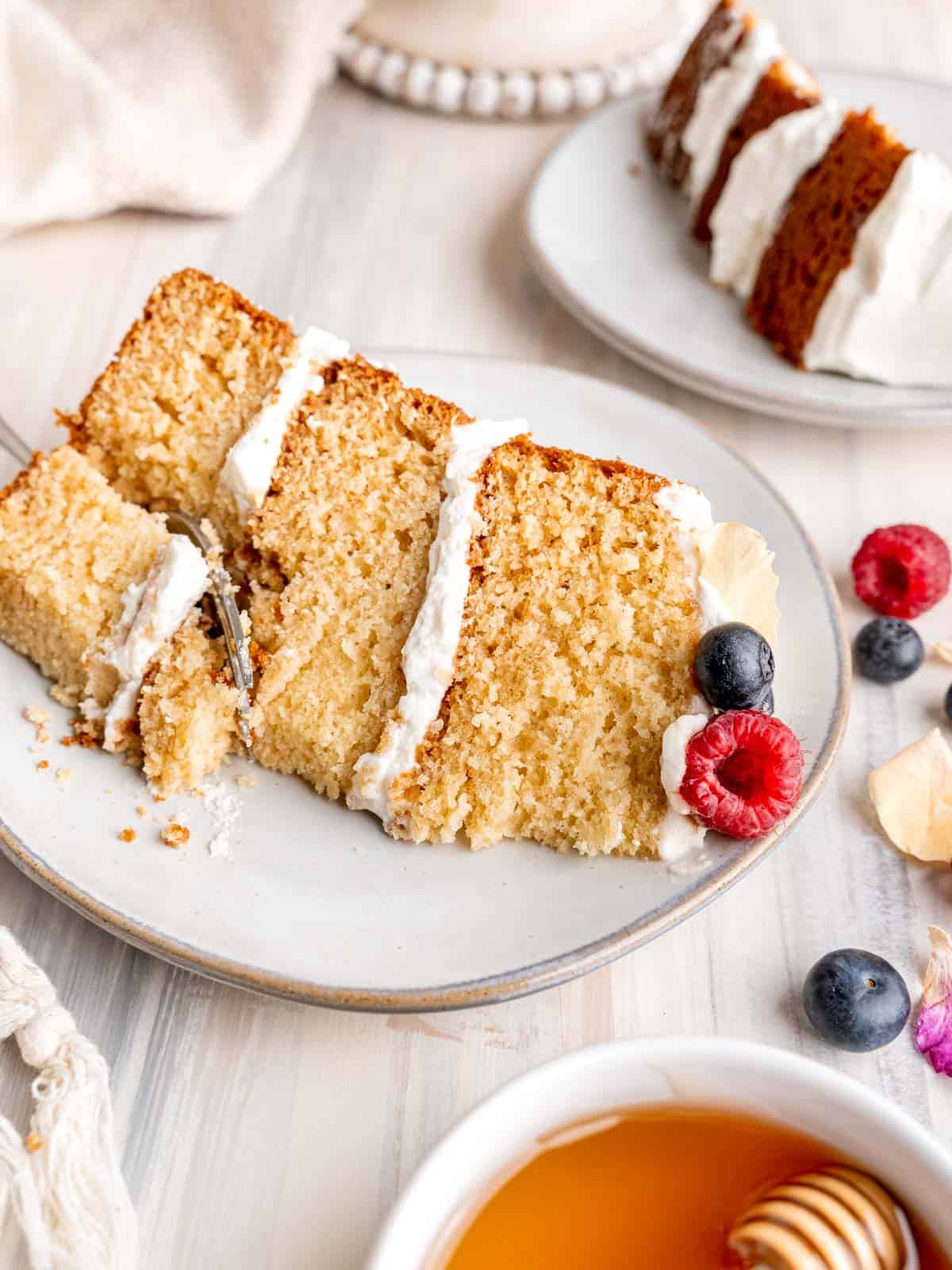 Honey Almond Fig Cake — Beneath the Crust