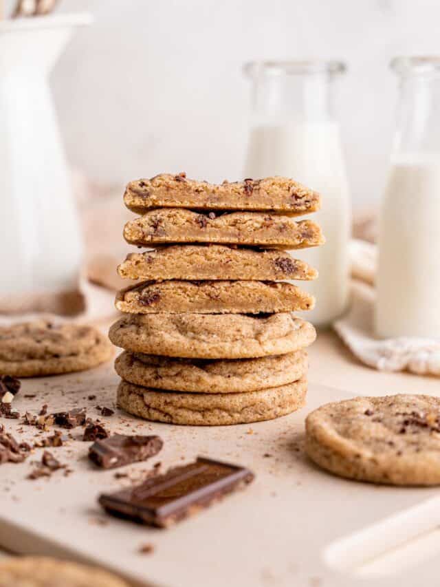 Browned Butter Snickerdoodle Cookies Broken Oven Baking