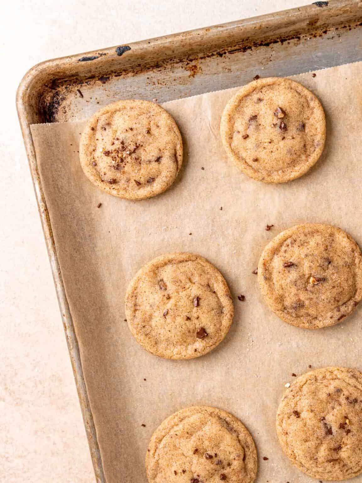 Browned Butter Snickerdoodle Cookies Broken Oven Baking