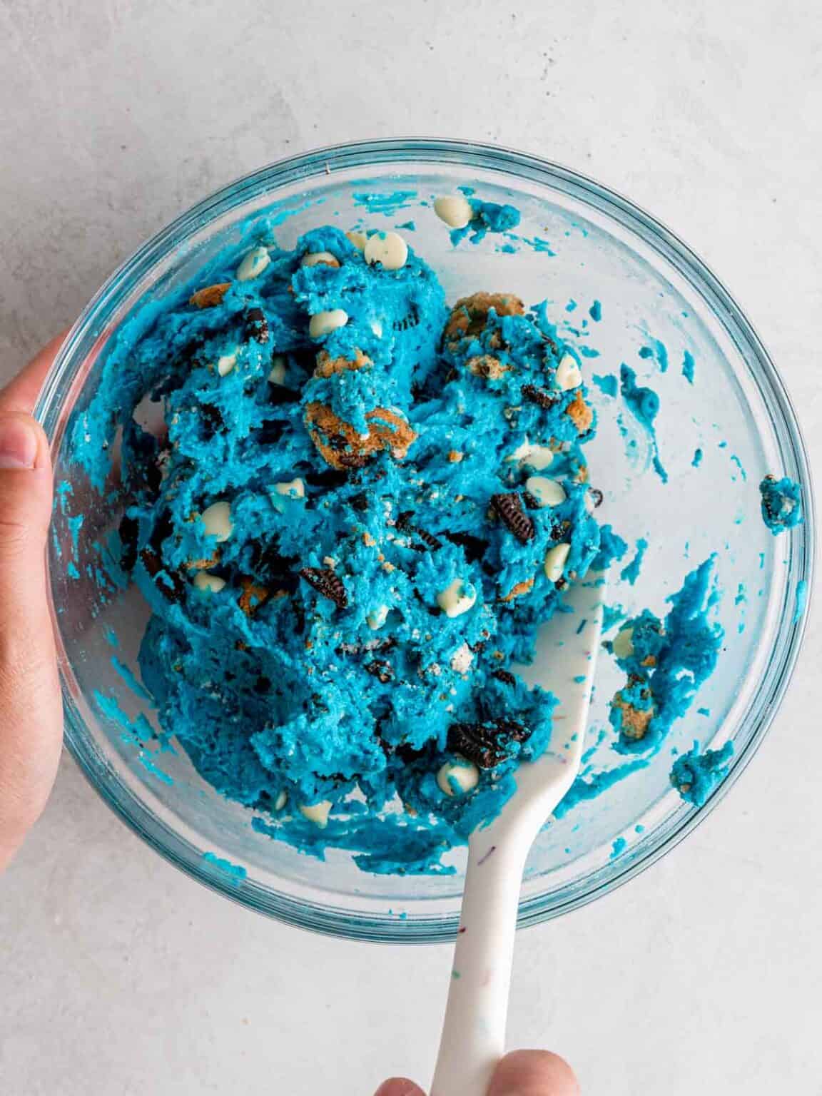 Cookie Monster Edible Cookie Dough Broken Oven Baking