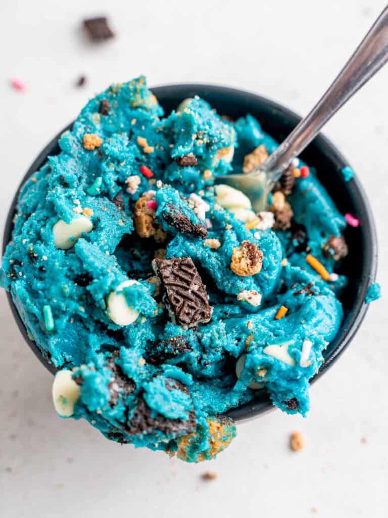 Cookie Monster Edible Cookie Dough Broken Oven Baking