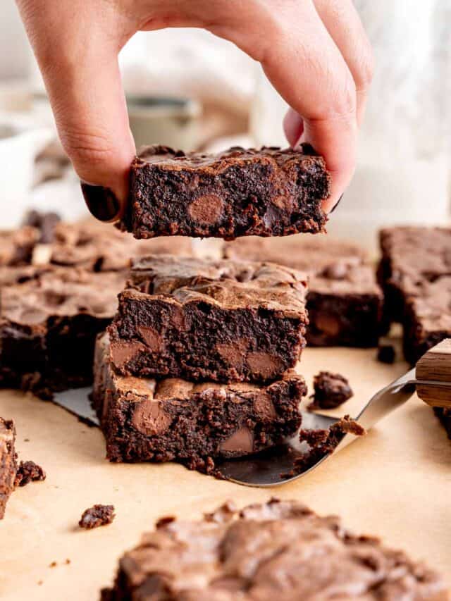 Fudgy Brownies with Sourdough Discard Broken Oven Baking