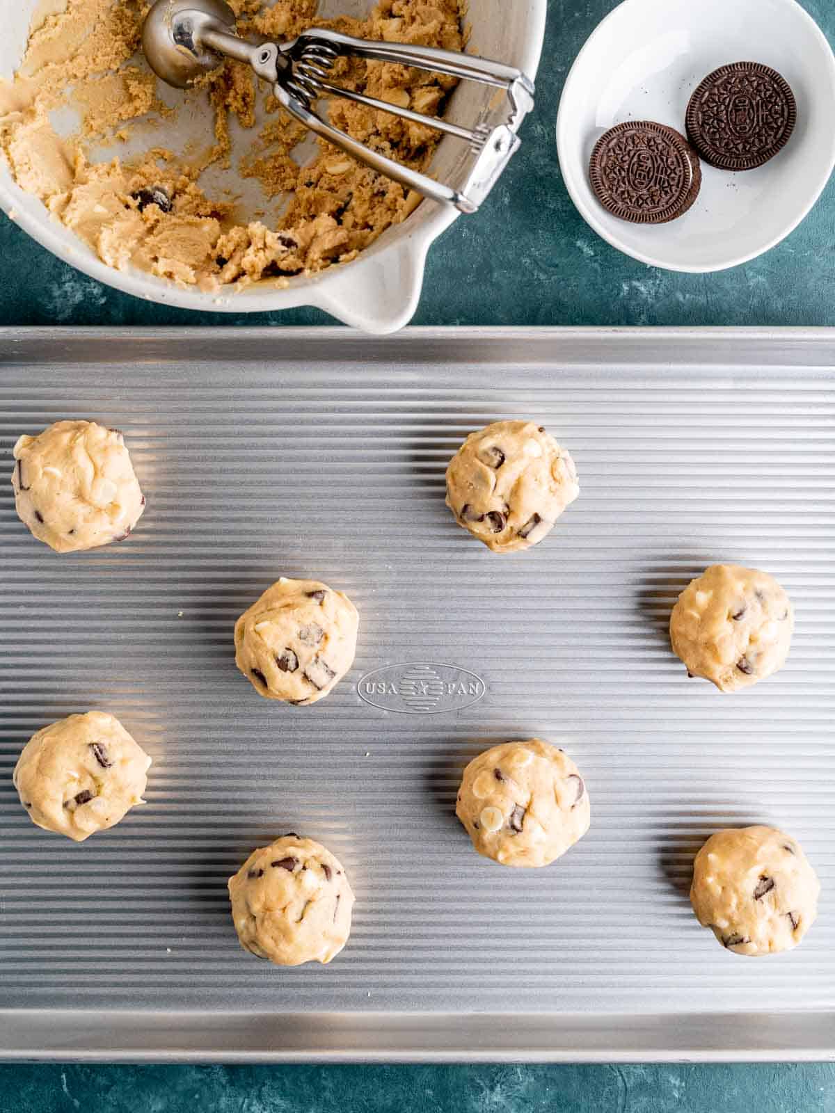 oreo chocolate chip cookie dough