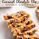 Caramel Chocolate Chip Cookies Pin