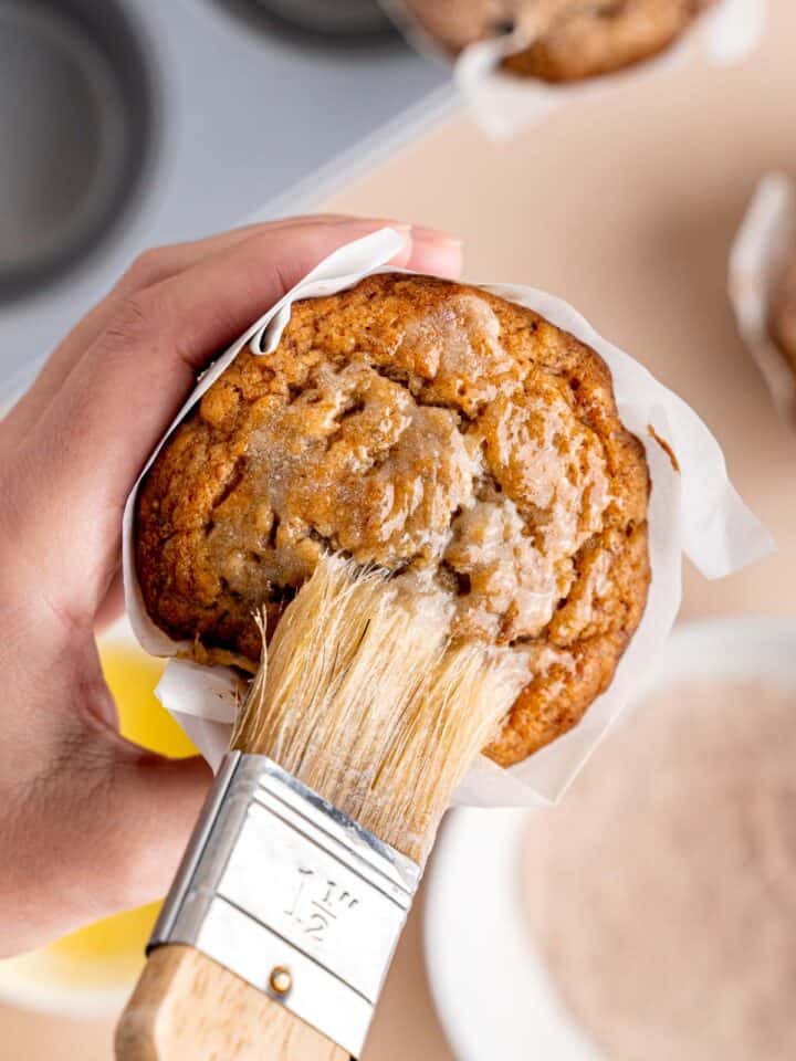 Easy Cinnamon Banana Bread Muffins Broken Oven Baking