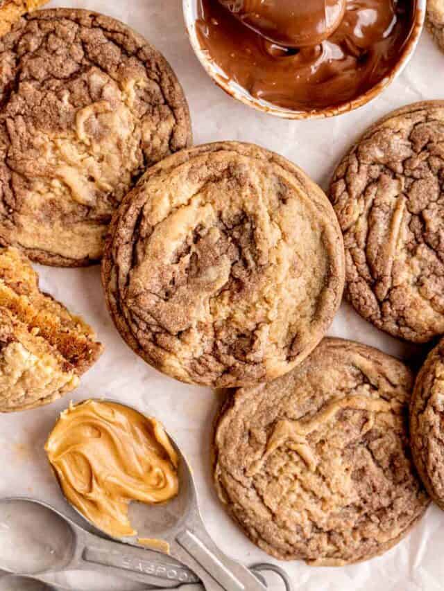 Nutella and Peanut Butter Cookies