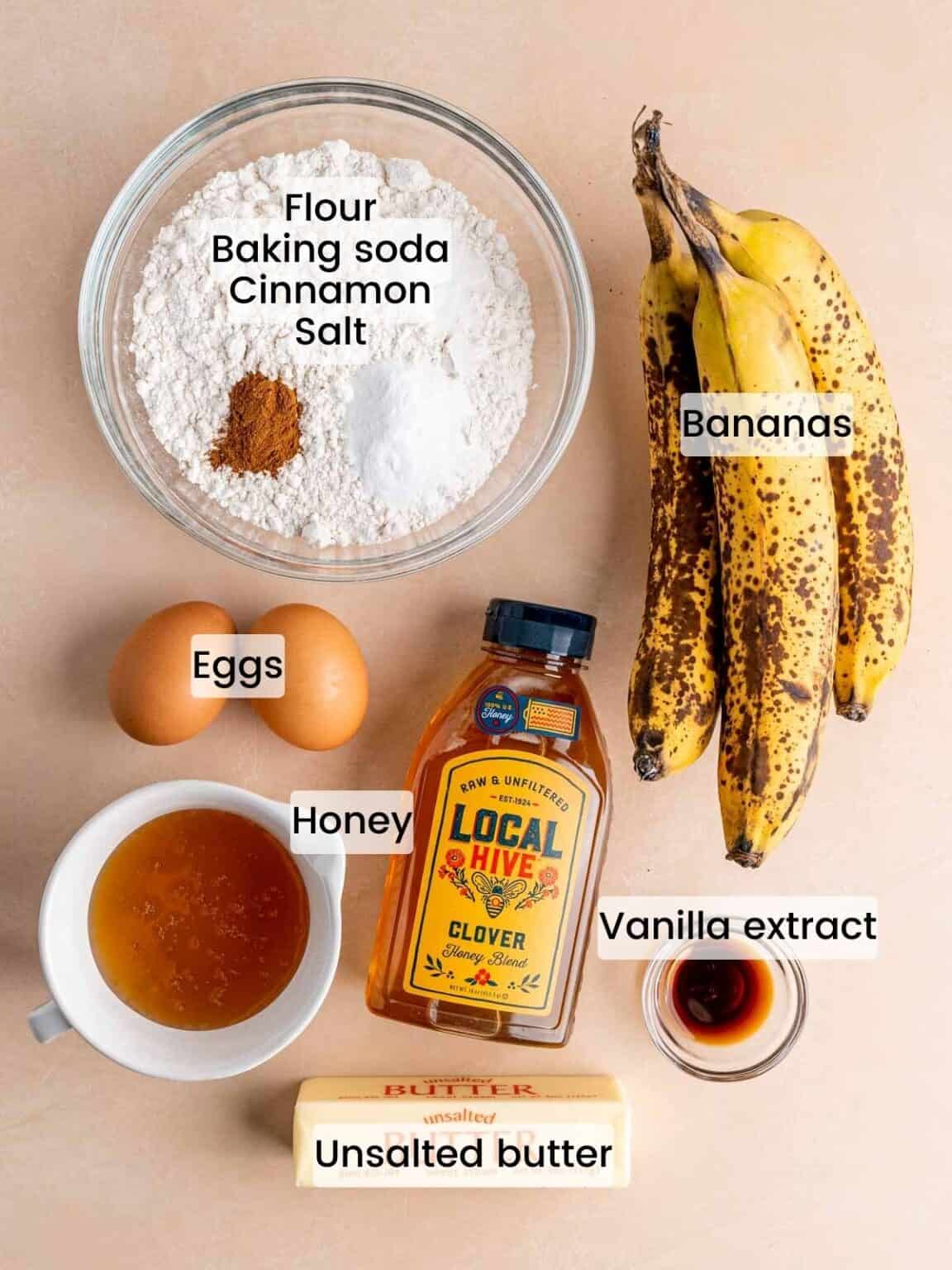 Honey Banana Bread Broken Oven Baking