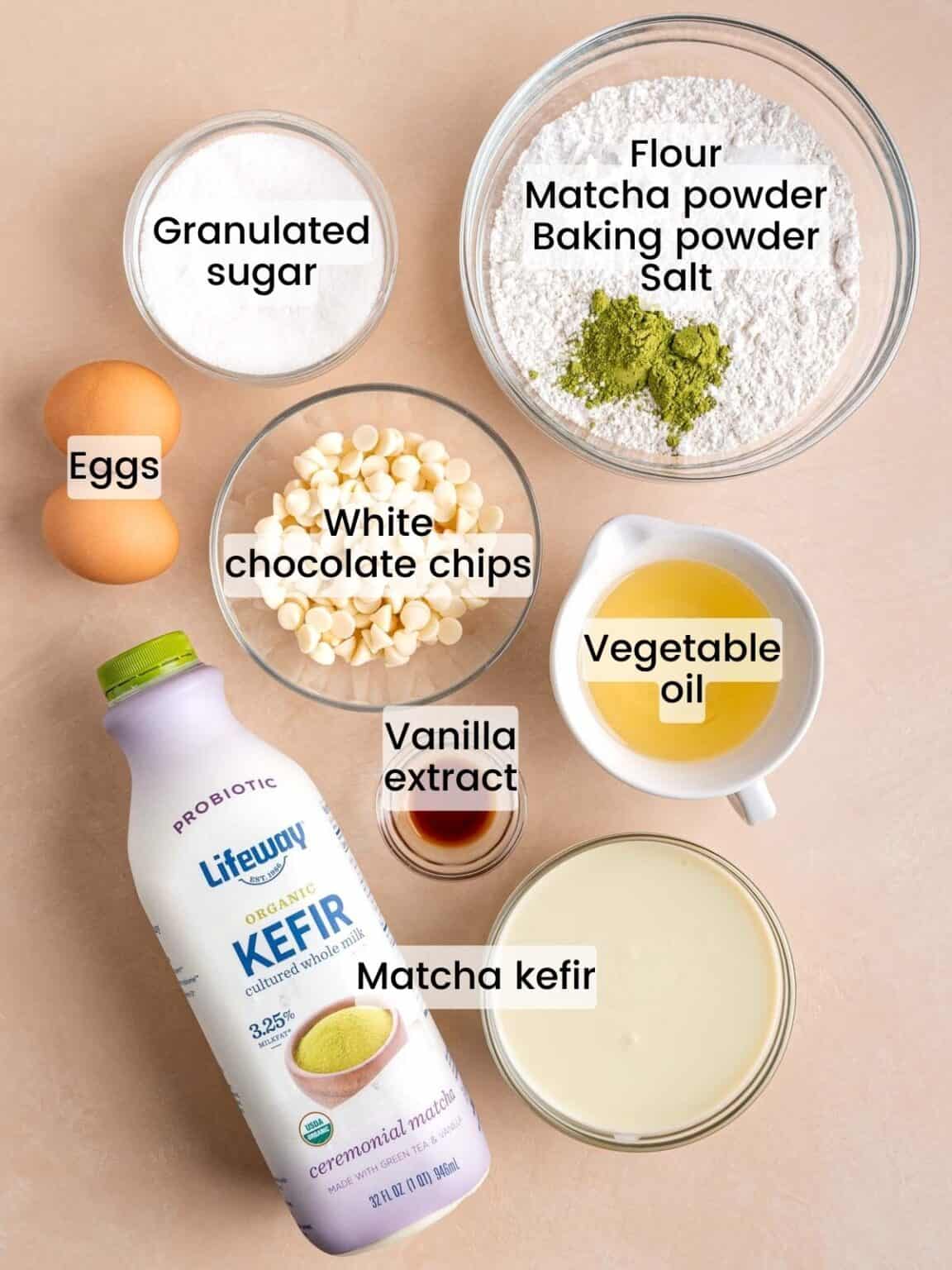 White Chocolate Chip Matcha Muffins Broken Oven Baking