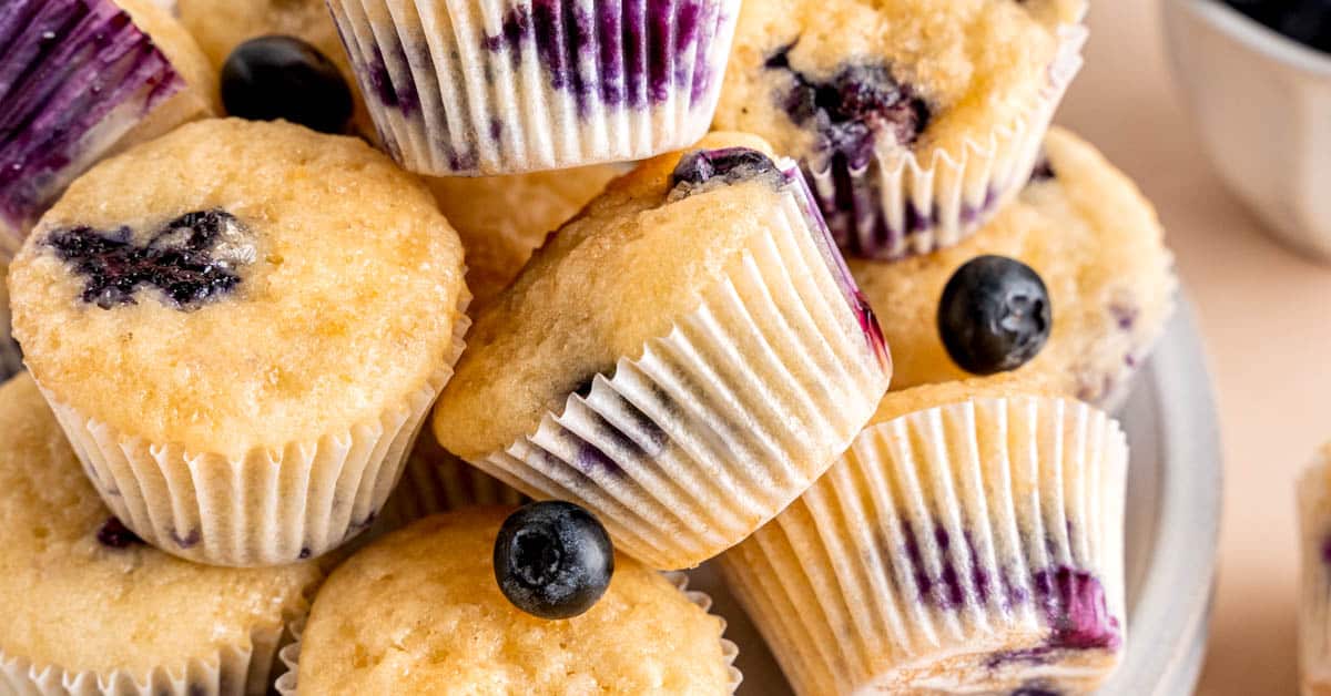 Best Mini Blueberry Muffins Recipe Broken Oven Baking