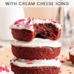 Red Velvet Cake Donuts Pin