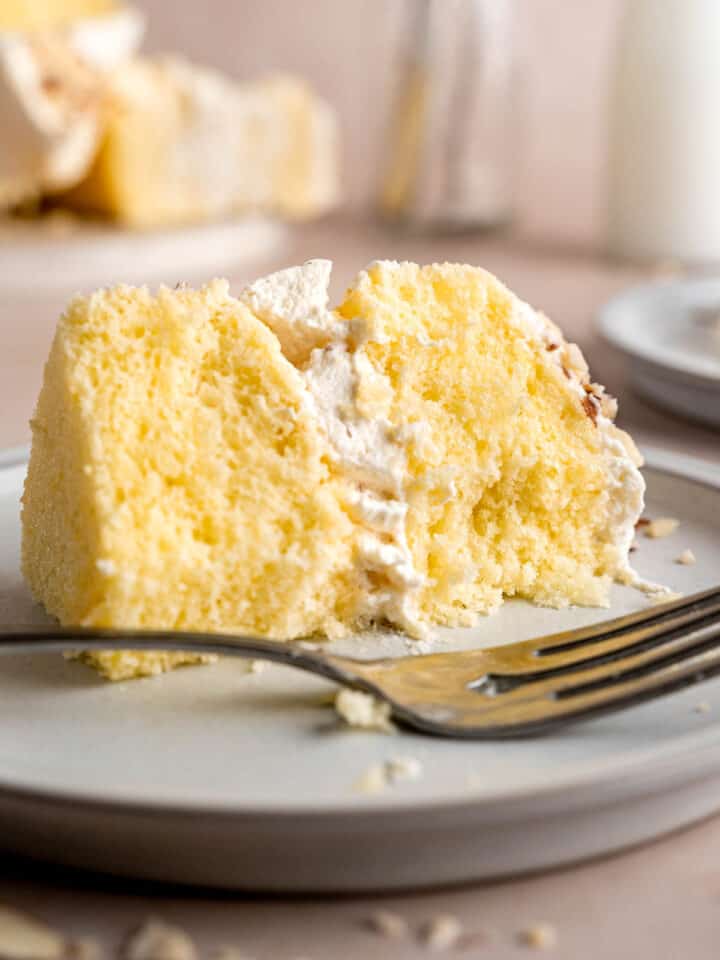 Easy Homemade Almond Cream Cake Broken Oven Baking
