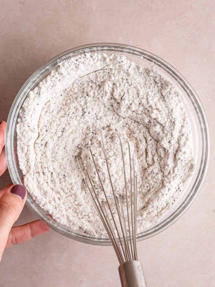 Almond Poppy Seed Cake with Glaze Broken Oven Baking