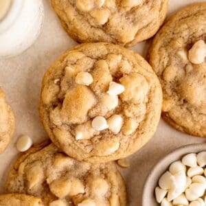 White chocolate chip macadamia nut cookies.