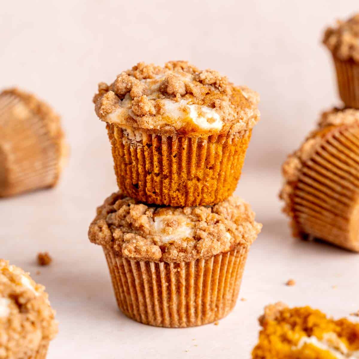 Easy Pumpkin Cheesecake Muffins with Streusel – Broken Oven