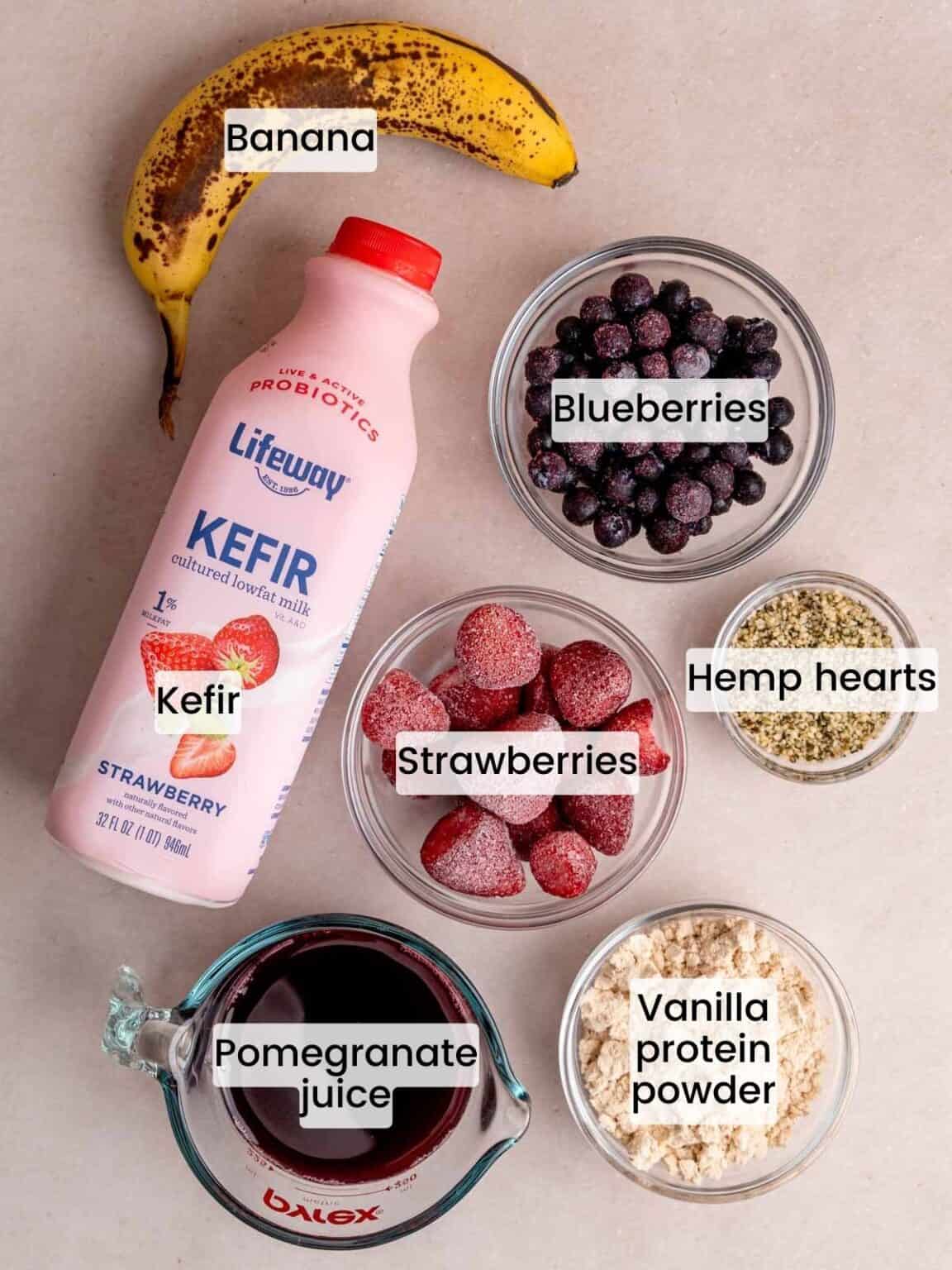 Banana Berry Protein Smoothie Recipe – Broken Oven Baking