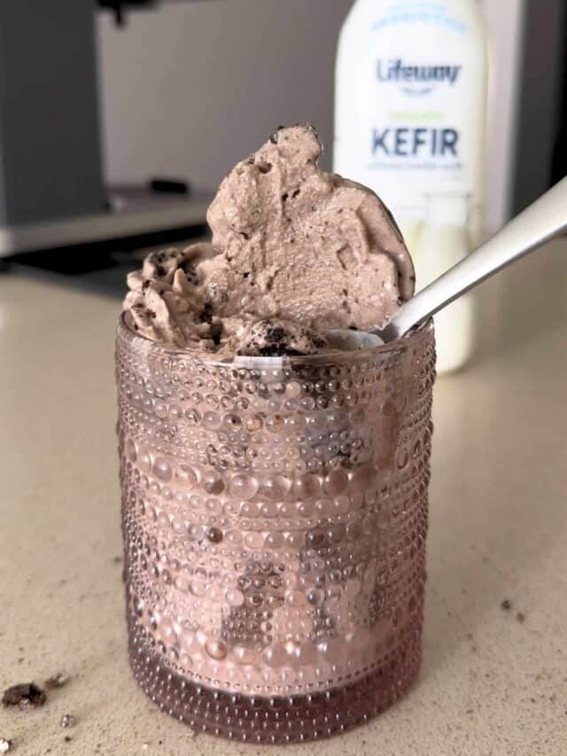 Cookies & Cream Kefir Ice Cream (Ninja Creami Recipe)