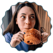 Kayla Burton, the founder and recipe developer of Broken Oven Baking Company.