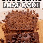 Chocolate loaf cake pin.