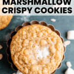 Marshmallow crispy cookie pinterest icon.